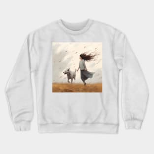 Windy Dog Walk Crewneck Sweatshirt